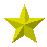 Moving yellow little star